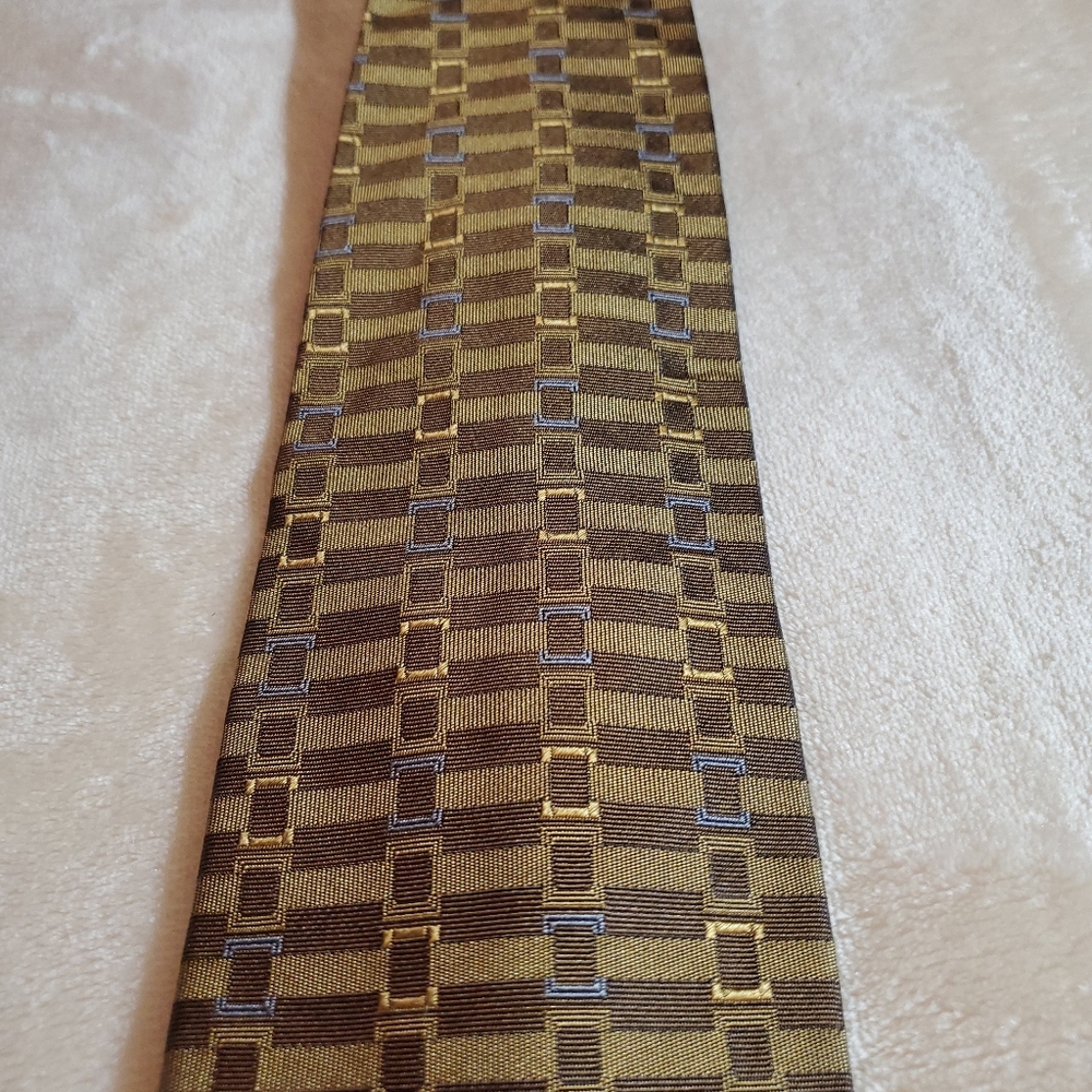 Longchamp silk mens tie